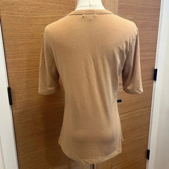 AGOLDE - Elie Tee Shirt Large Sand New Without Tags - Picture 5 of 7